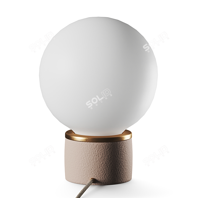 Rotatable Contemporary Table Lamp 3D model image 3