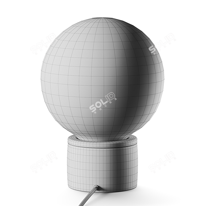 Rotatable Contemporary Table Lamp 3D model image 5