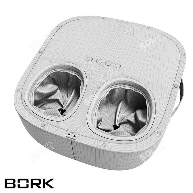 BORK D605 Foot Massager 3D model image 5