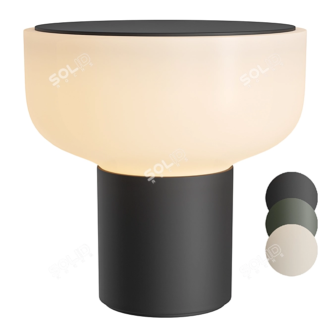 Minimalist Arpeggio Table Light 3D model image 3