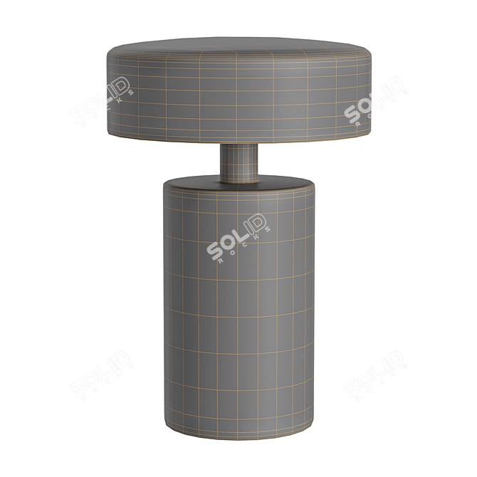 Portable Column Table Lamp, Model 3D model image 7