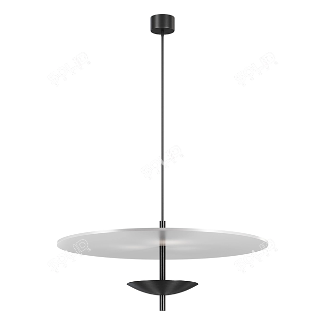  Reflective Pendant Light, B-TD 3D model image 2