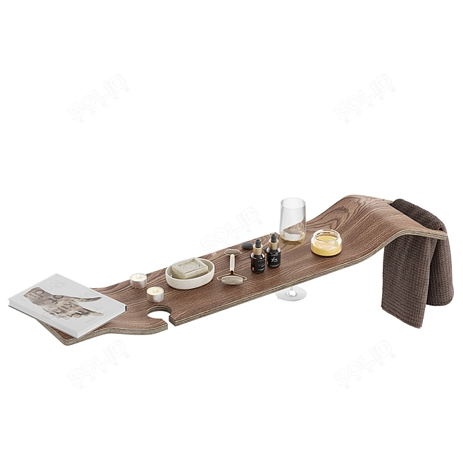 Luxurious Victoria Albert Bath Rack 3D model image 3