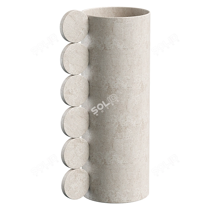 Sleek Model Vase 3D Export 3D model image 3