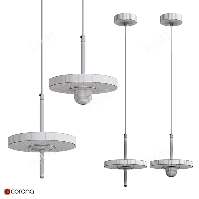 Modern Pendant Light DANOLD 3D model image 4