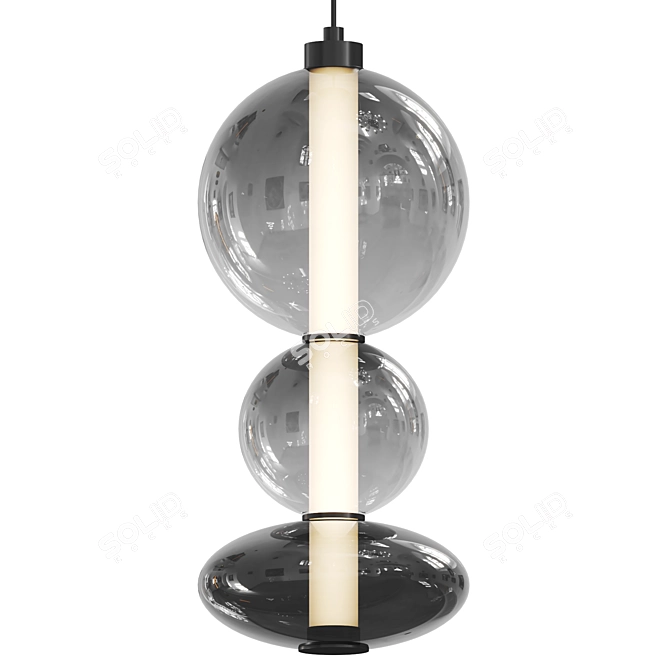 Modern Minimalist Pendant Light 3D model image 2