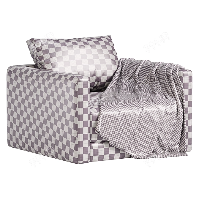 Modern Swivel Chair 3D Model 3D model image 6