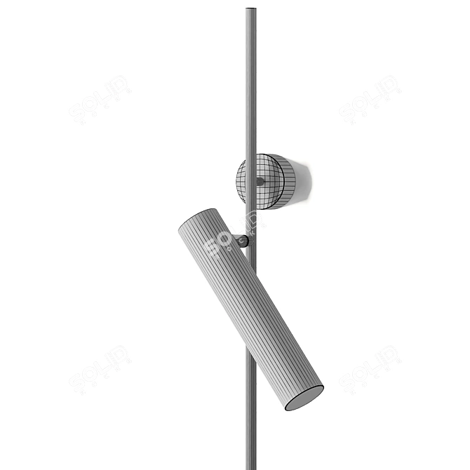 Elegant OST Lamp Fixture 3D model image 3