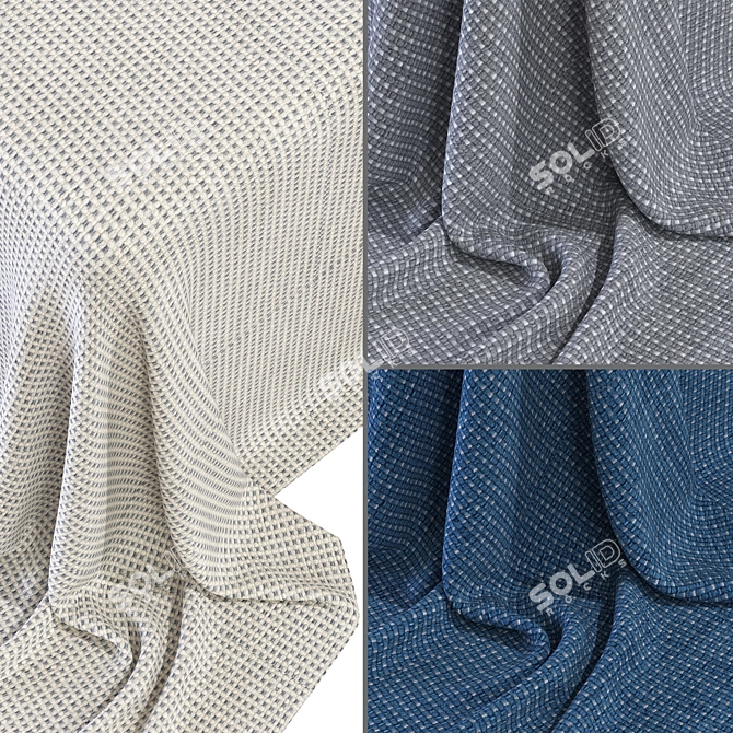 Bamboo Fabric Collection Textures 3D model image 1