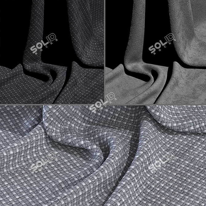 Bamboo Fabric Collection Textures 3D model image 4