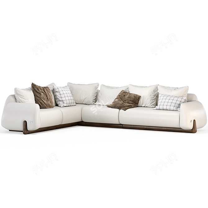 Mirai_Set 1 Sofa by Natuzzi 3D model image 2