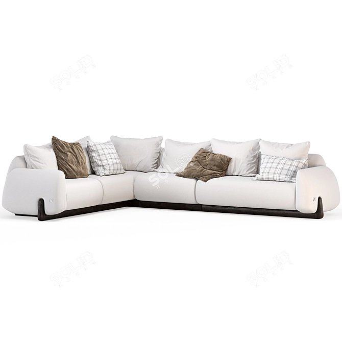 Mirai_Set 1 Sofa by Natuzzi 3D model image 3