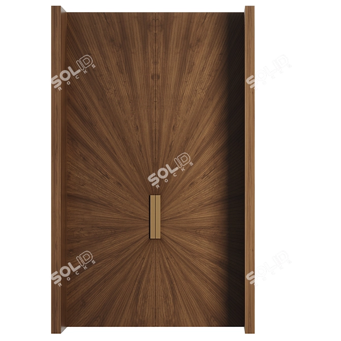  Modern Door Set 2016 3D model image 2