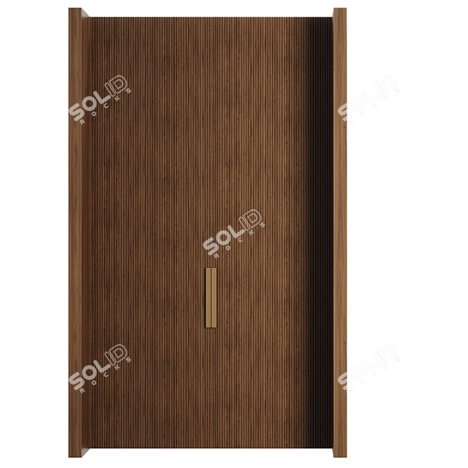  Modern Door Set 2016 3D model image 3