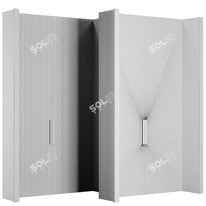  Modern Door Set 2016 3D model image 7