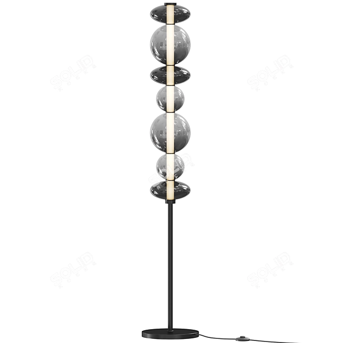 Elegant Mod307 Table Lamp 3D model image 2