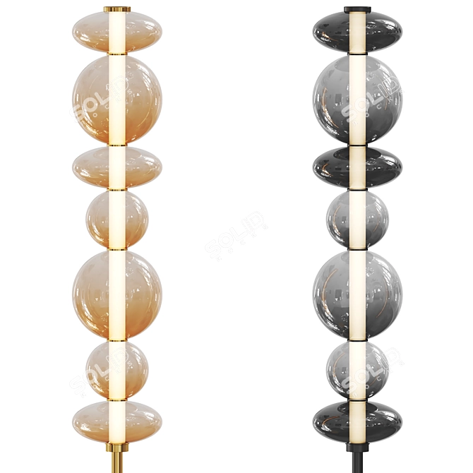 Elegant Mod307 Table Lamp 3D model image 3