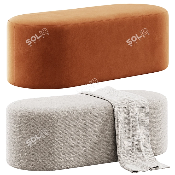 Zyl Pouf Bolia 120 cm 3D model image 1