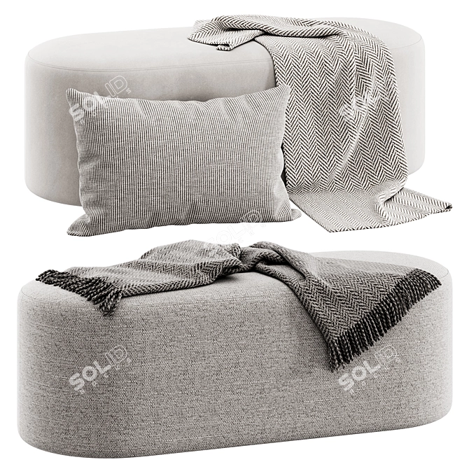 Zyl Pouf Bolia 120 cm 3D model image 3