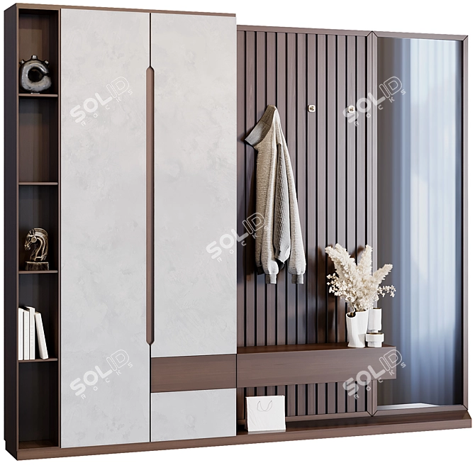 CoronaLegacy Hallway 06 Model 3D model image 1