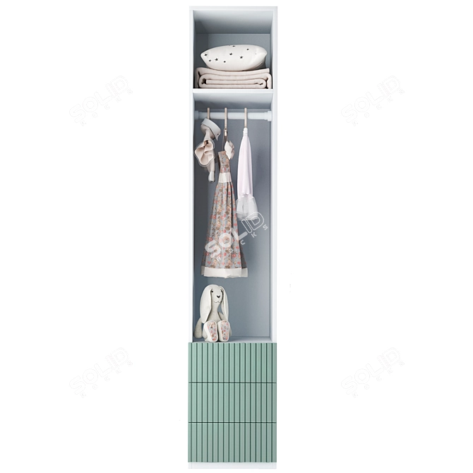  Posh Presti Storage Cabinet 3D model image 3