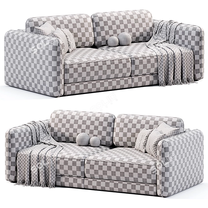 Modern Marli Sofa: Sleek Elegance 3D model image 6