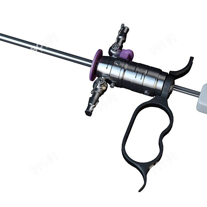 Precision Endoscopic Resectoscope 3D model image 2