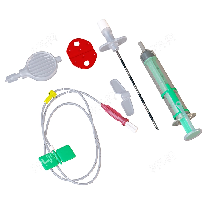 Advanced Pain Management Epidural Catheter 3D model image 3