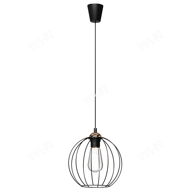 TK Lighting Galaxy Pendant Light 3D model image 1