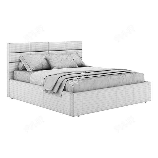 Tefi 1955 Bed Frame 3D model image 4