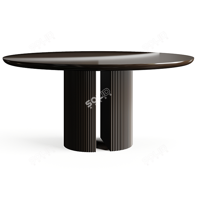 ROCCA II ROUND Table Furniture 3D model image 2