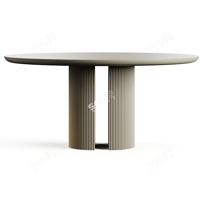 ROCCA II ROUND Table Furniture 3D model image 3