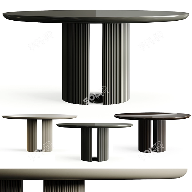 ROCCA II ROUND Table Furniture 3D model image 7