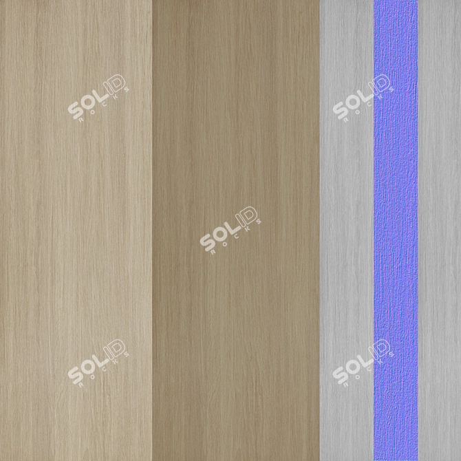 Seamless Wood 4K Textures Pack 3D model image 2