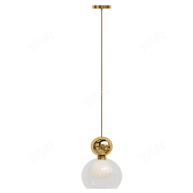 Elegant Meomiral Pendant Lighting 3D model image 2