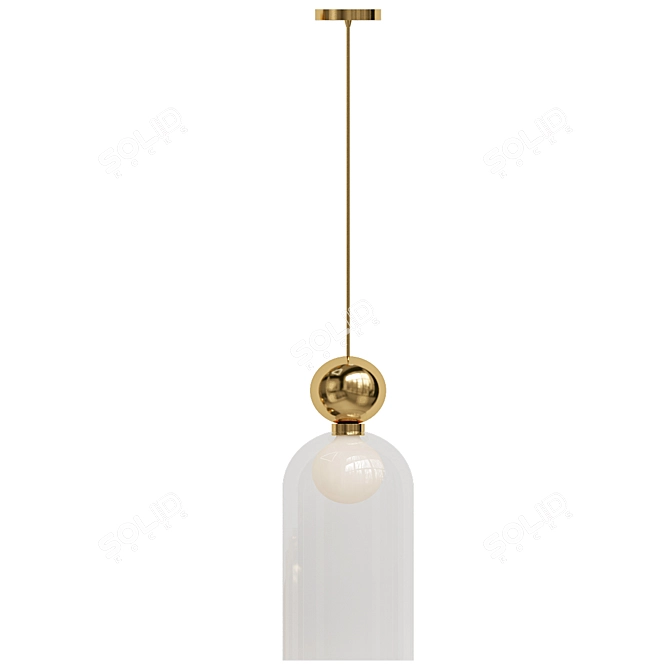 Elegant Meomiral Pendant Lighting 3D model image 5