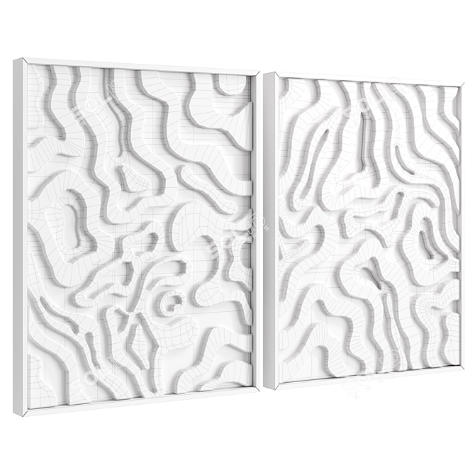 Lucile Salamone Relief Prints Set 3D model image 5