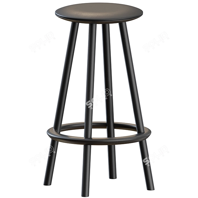 Modern OVO Stools Set, Benchmark 3D model image 3