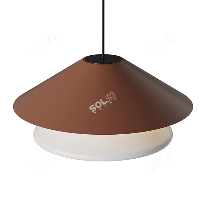 Conical LED Lamp TANELI 3D model image 2