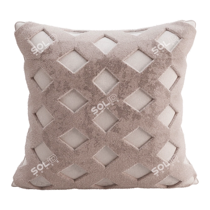 3D Decorative Pillow Model 3D model image 4