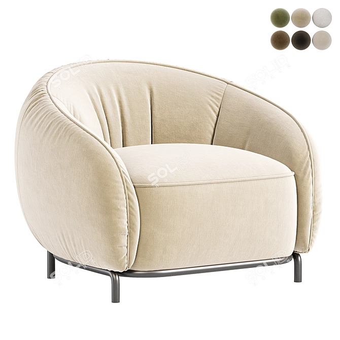 Modern Relik SHERTH Armchair 2015 3D model image 3