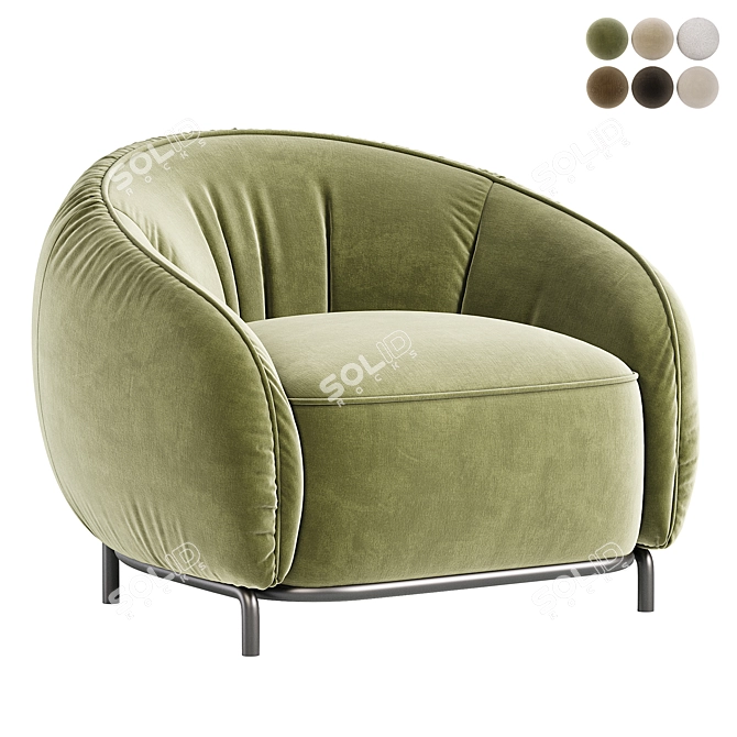 Modern Relik SHERTH Armchair 2015 3D model image 4