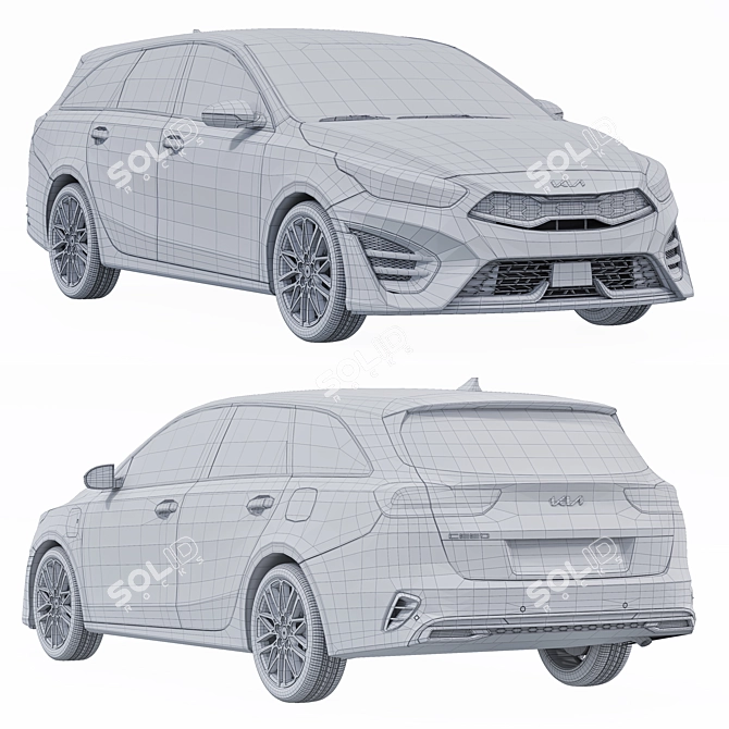 Highly Detailed Car Model Archive 3D model image 3