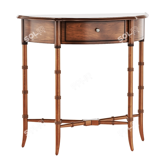 Lacquered Skilling Console Table 3D model image 1