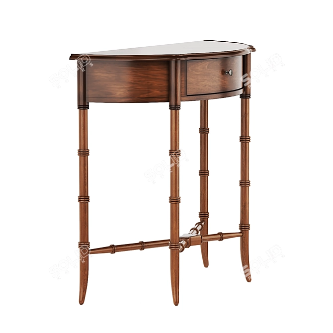 Lacquered Skilling Console Table 3D model image 2