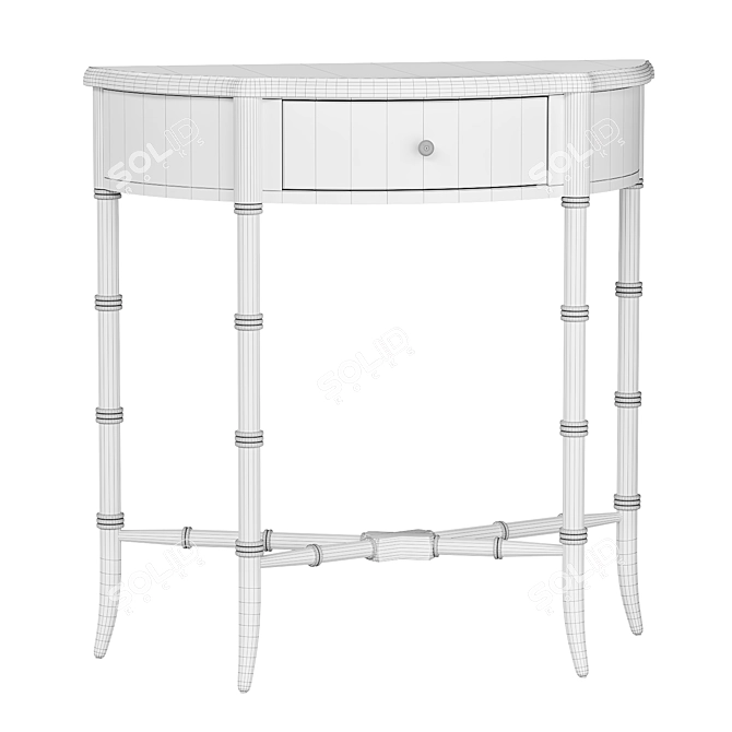 Lacquered Skilling Console Table 3D model image 3