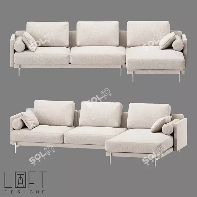 LoftDesigne 36764 Sofa Bed 3D model image 1