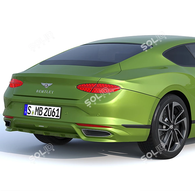 Bentley GT Speed 2025: Luxurious Evolution 3D model image 5