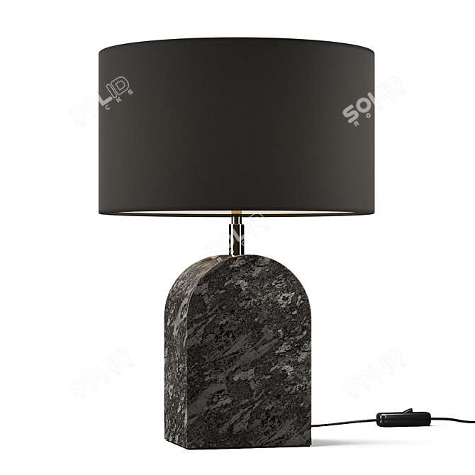 Modern Adjustable Table Lamp Set 3D model image 3