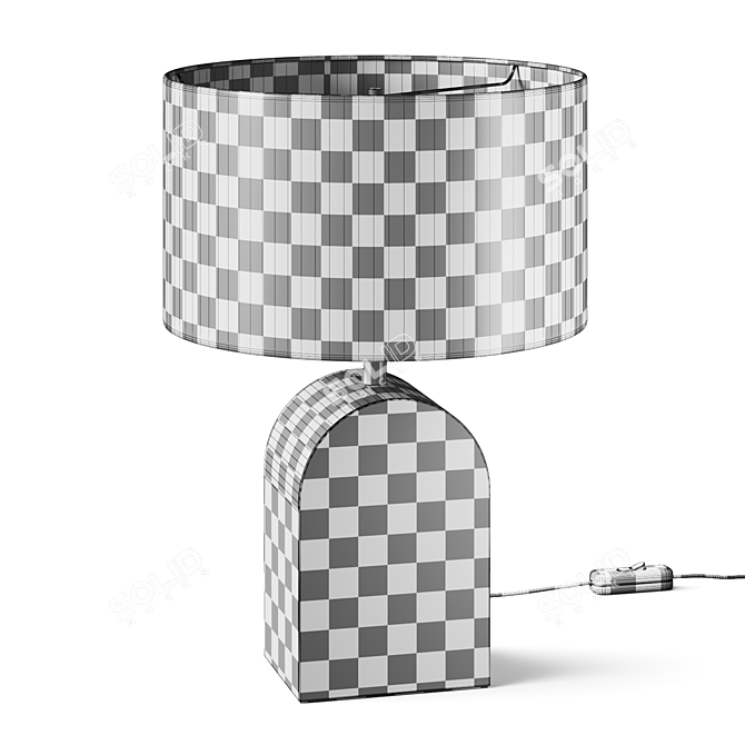 Modern Adjustable Table Lamp Set 3D model image 4